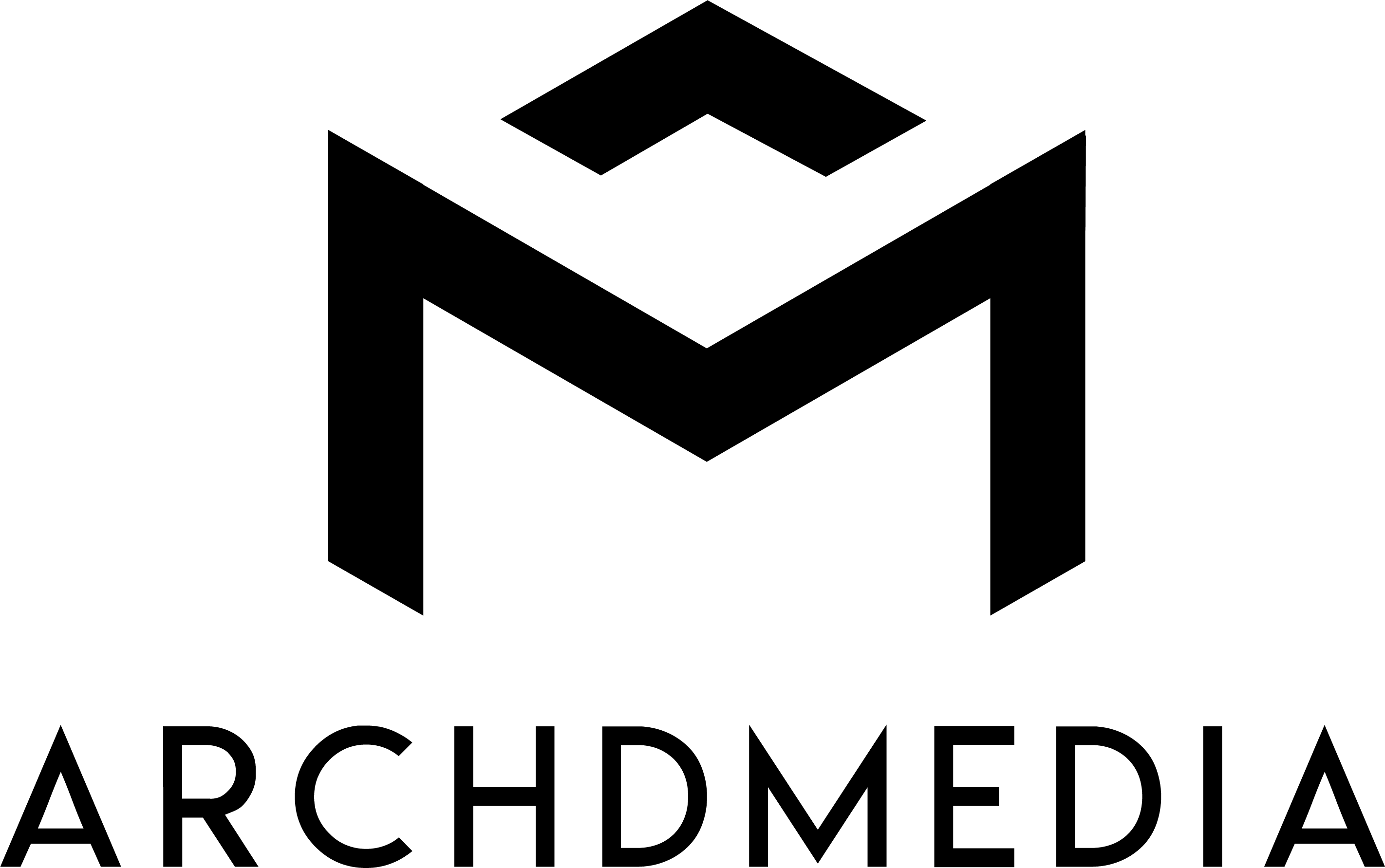 AM Logo Text Black