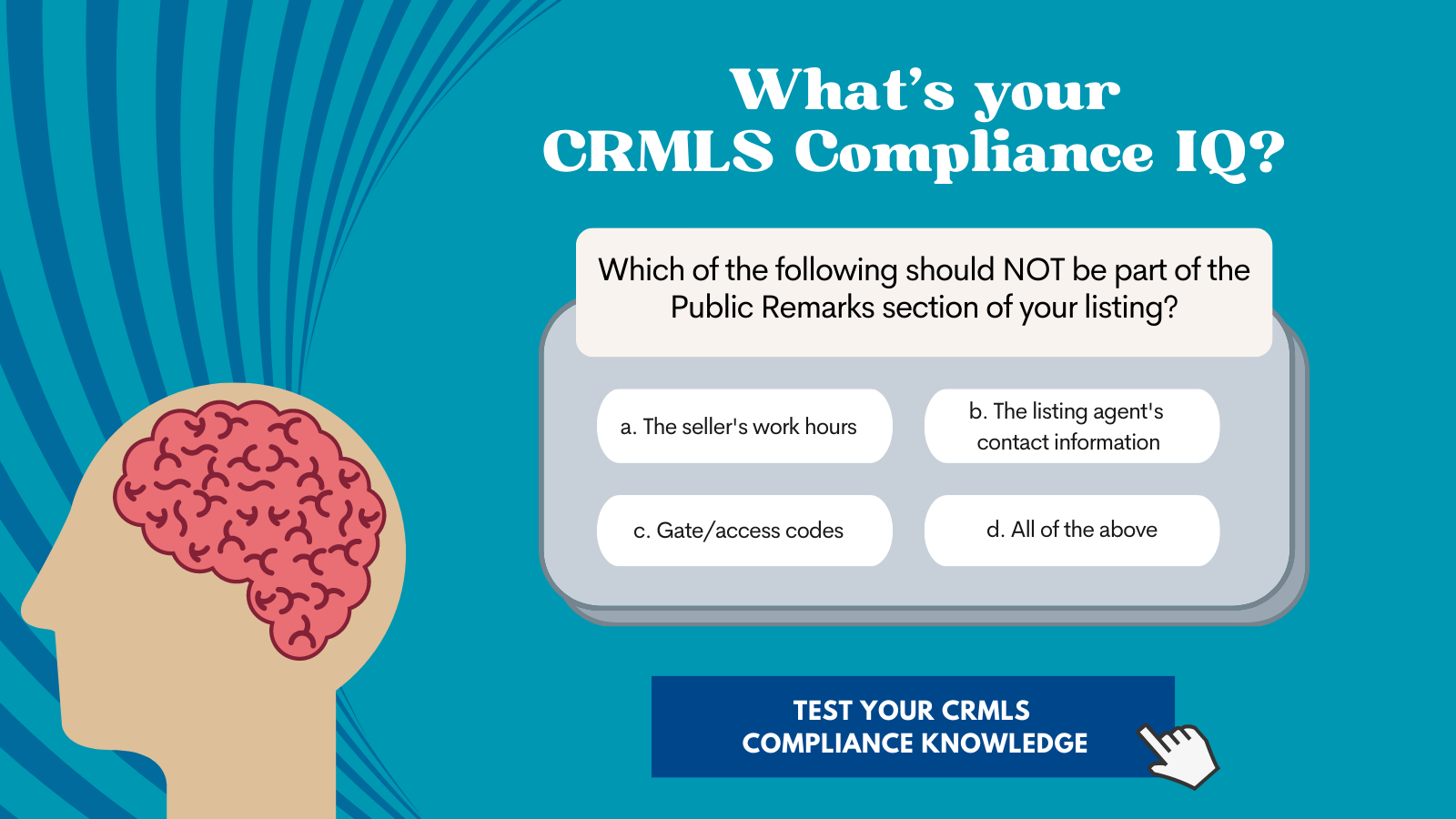 Compliance California Regional Multiple Listing Service
