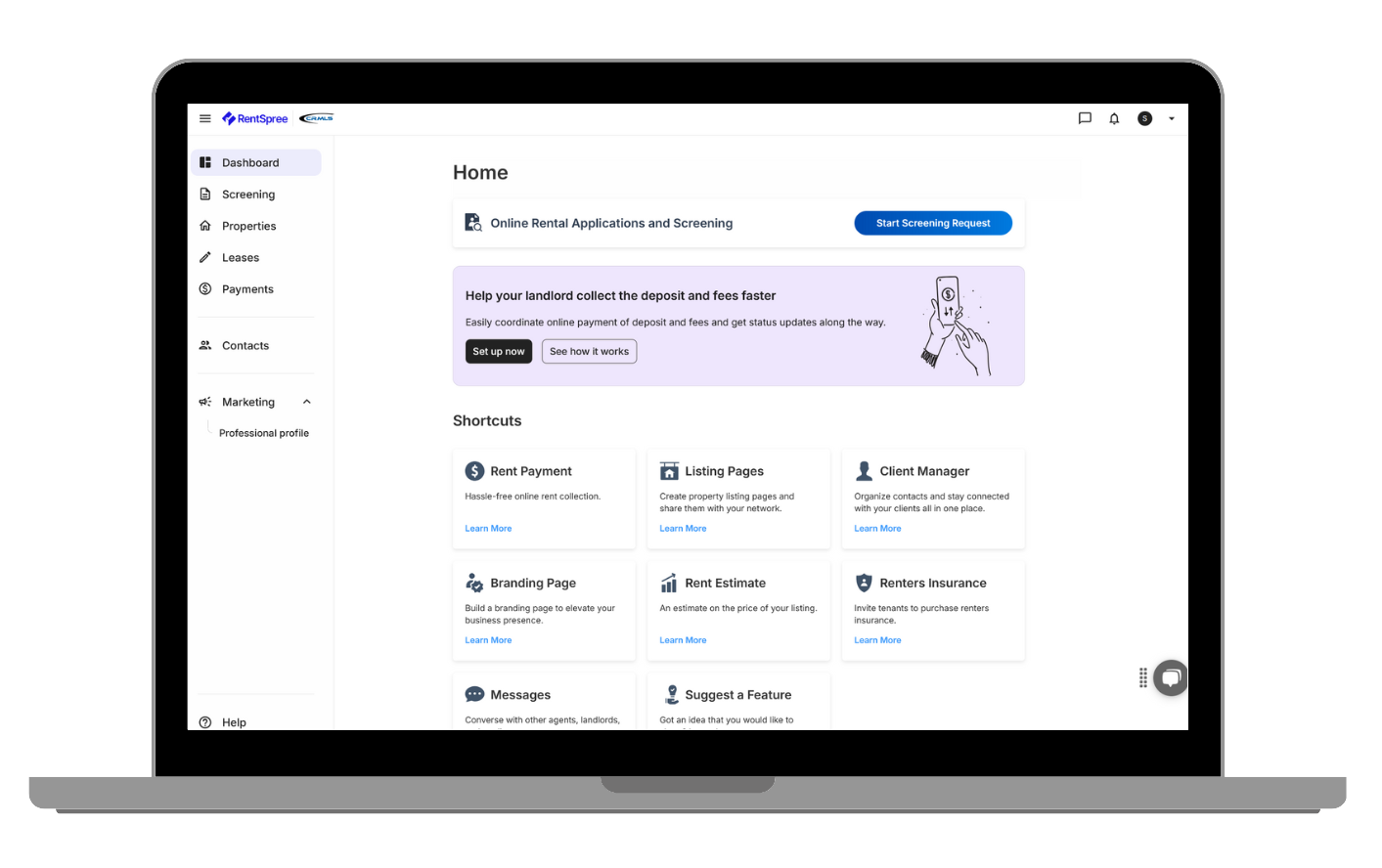 RentSpree Mock Up ()