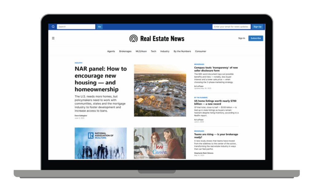 RealEstateNews Laptop