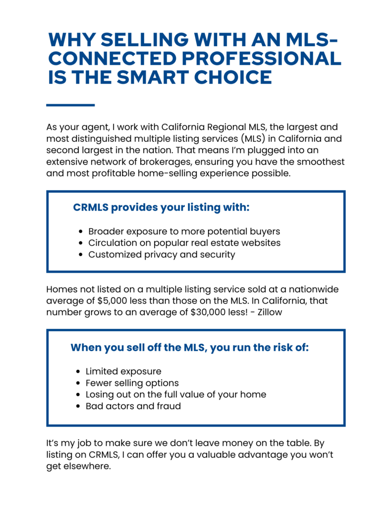 SIMPLE Why Selling with an MLS Connected Professional is the Smart Choice png