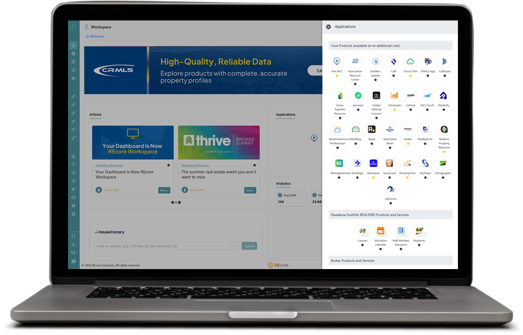 REcore Workspace Flexmls