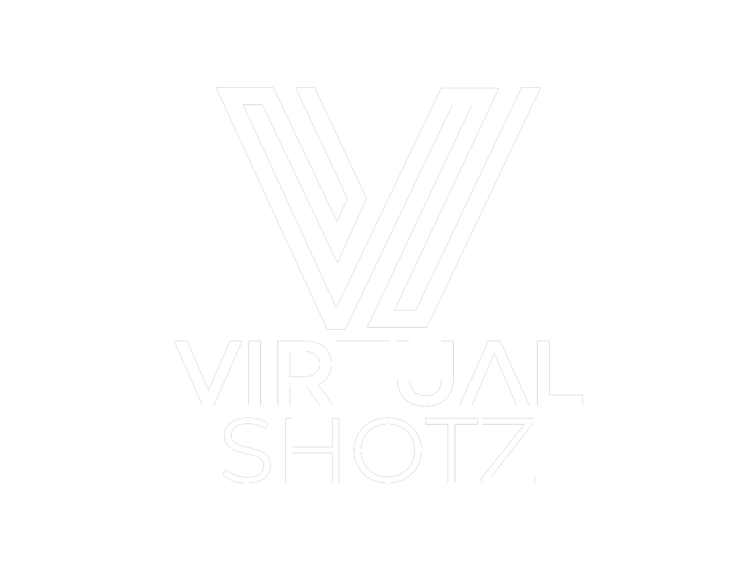 VIRTUAL SHOTZ Logo WH